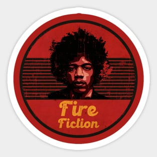 Fire Fiction Sticker